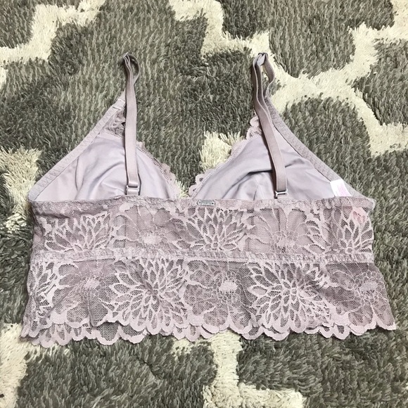 Women's PINK by VS Floral Lace Bralette Medium - Picture 2 of 3